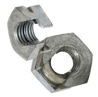 1/2-13 SLIP-ON LOCKNUT, ZINC PLATED STEEL